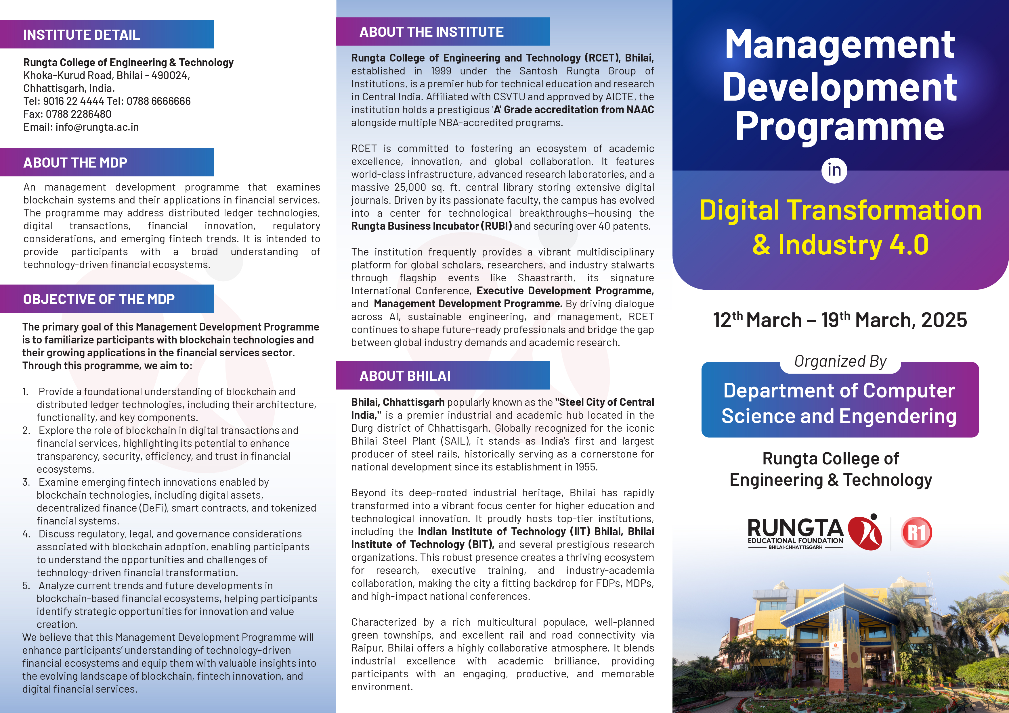 Management Development Program in Digital Transformation & Industry 4.0